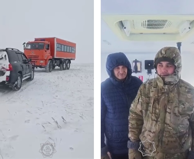 Сотрудники МЧС спасли рыбаков в Карагандинской области