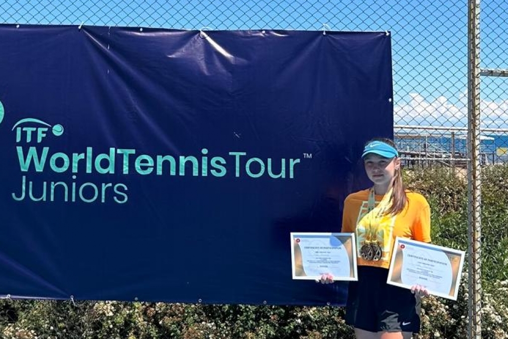 Юная казахстанка одержала победу в турнире по теннису