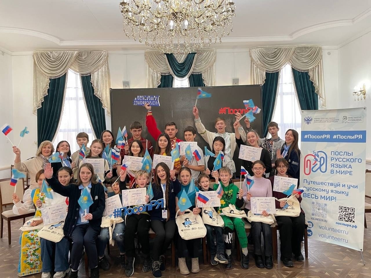 Послы русского языка побывали в воскресной школе кызылординского Свято-Казанского храма