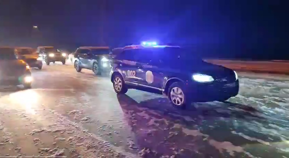 В полиции РК предупредили о новых ограничениях движения на трассах