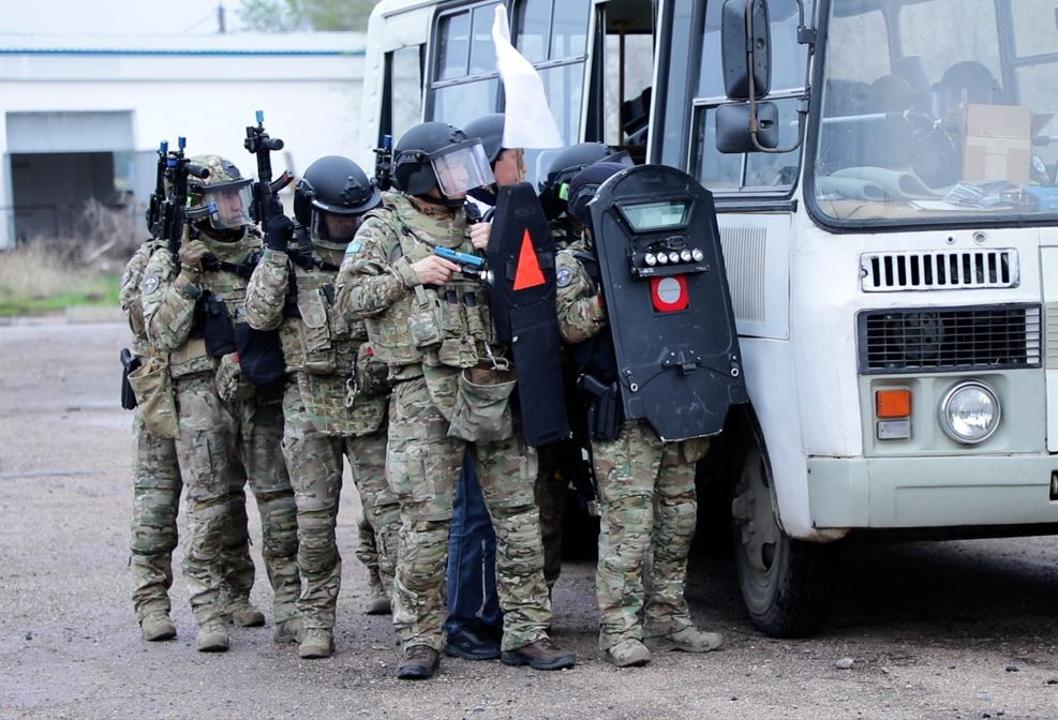 Антитеррористические учения проходят в Костанайской области