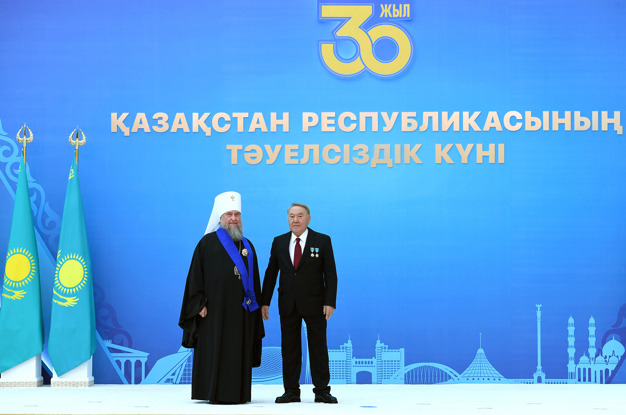 Митрополит Астанайский и Казахстанский Александр награжден орденом «Первый Президент Республики Казахстан – Лидер Нации Нурсултан Назарбаев»