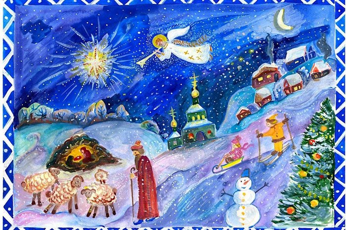 Итоги Рождественского конкурса детского рисунка Итоги Рождественского конкурса детского рисунка