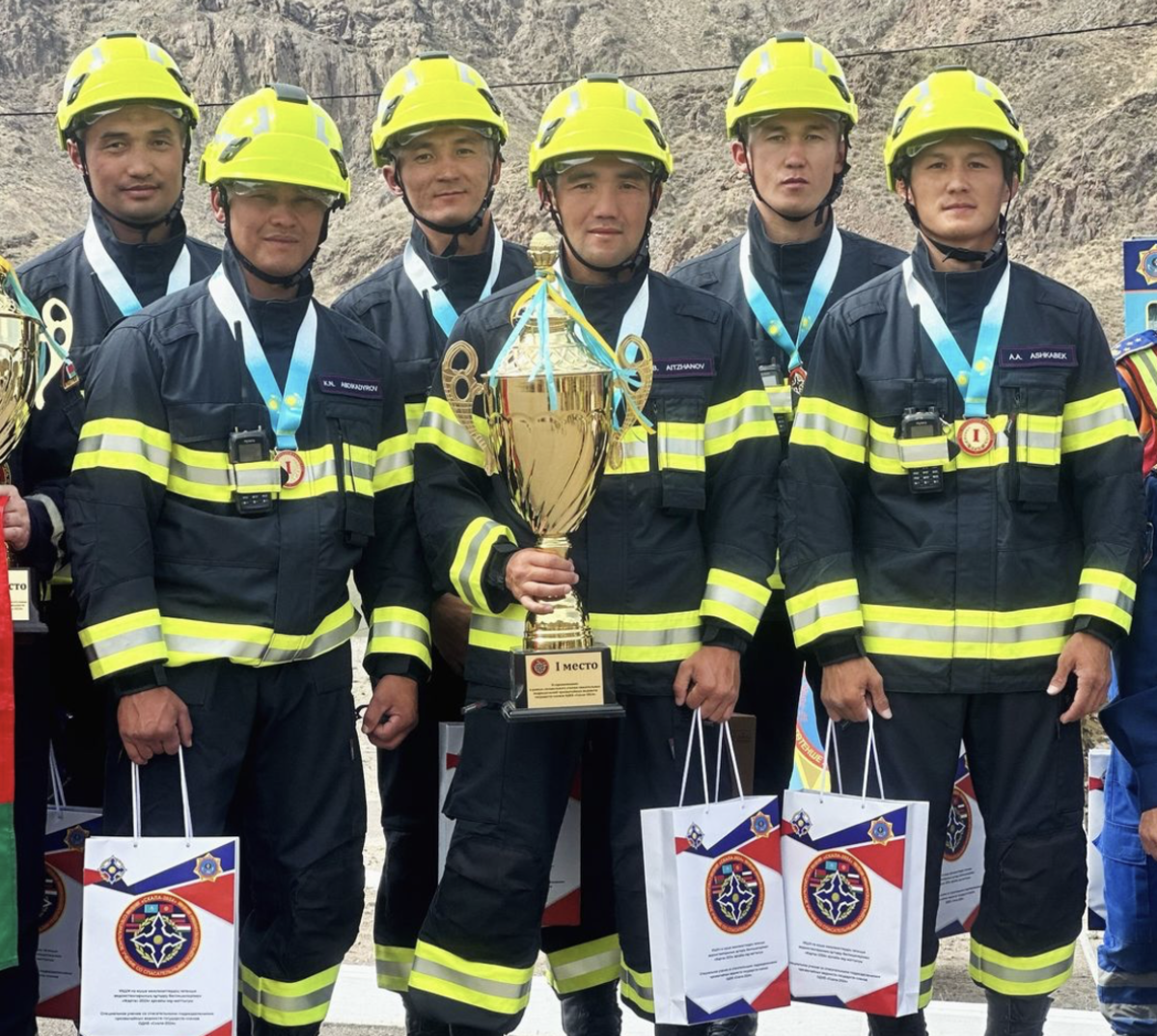 Казахстан занял первое место в соревнованиях среди спасателей стран ОДКБ