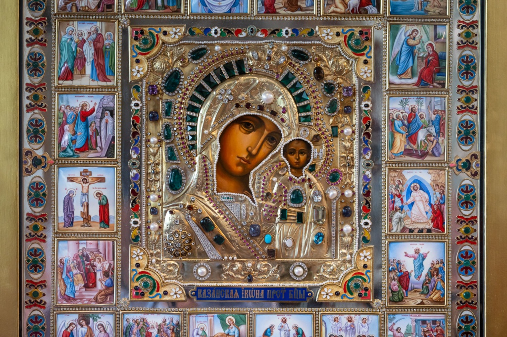 Список с Казанской чудотворной иконы Богоматери