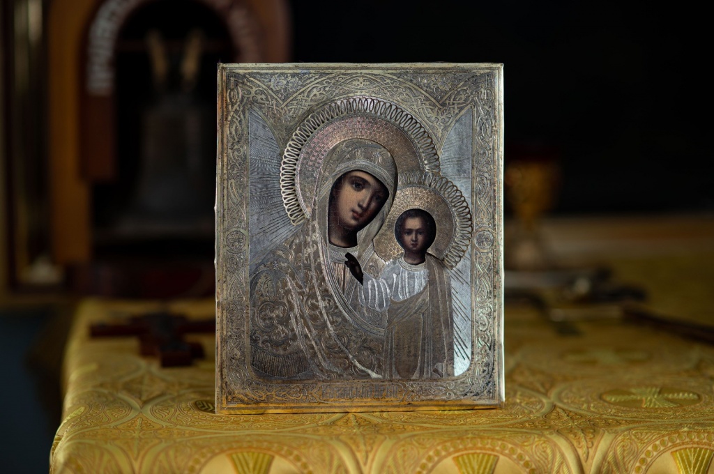 Фото Казанская икона Божией Матери XIX века