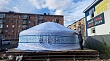 РПЦ поставила юрту для помощи бездомным 