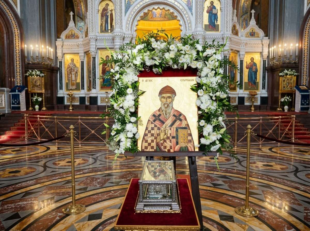 Митрополит Александр обратился к казахстанцам в связи с прибытием мощей святого Спиридона 