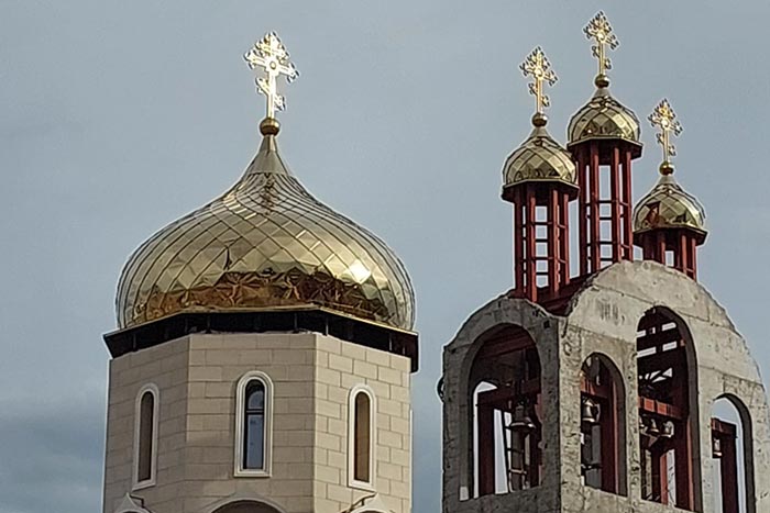 Строящийся в Астане храм обзавелся центральным куполом 