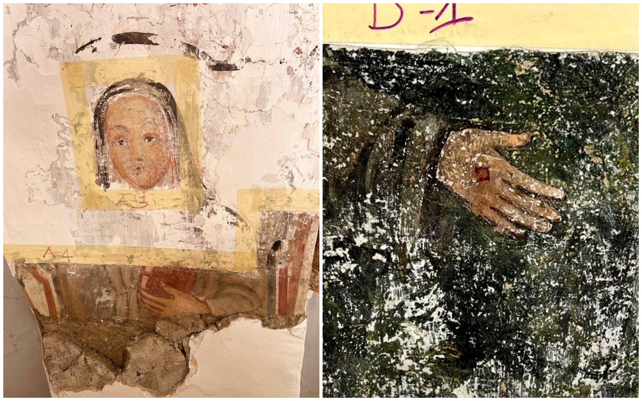 Старинные росписи нашли во время реставрации церкви в Италии 