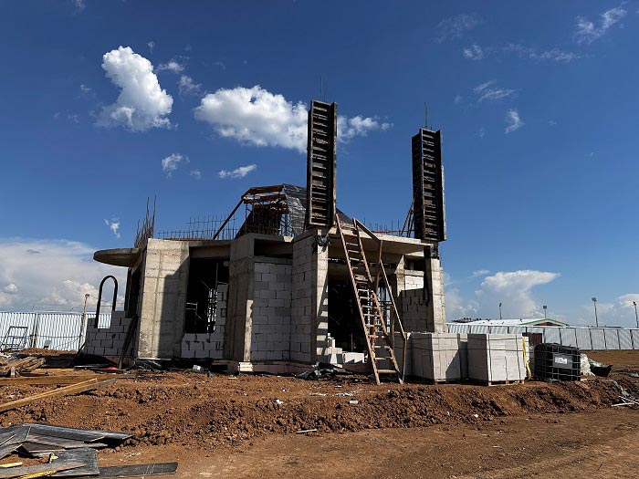 В Астане строится церковный комплекс с храмом и духовным центром 