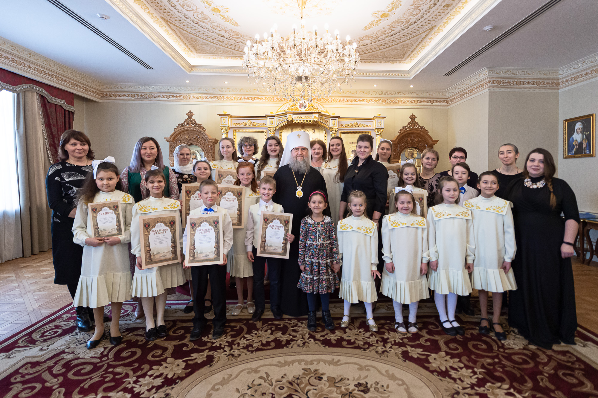 Участники детской школы «Цевница» получили награды победителей  Первой Международной церковно-певческой олимпиады