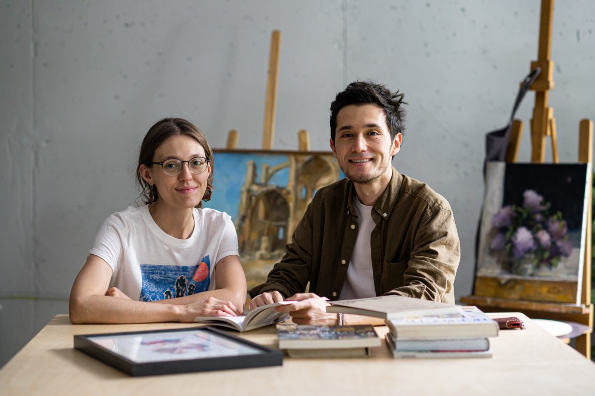 Как увлечение живописью и муралами помогло соединиться двум алматинским сердцам