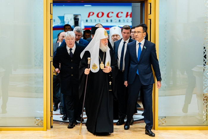 Патриарх Кирилл прибыл в Казахстан 