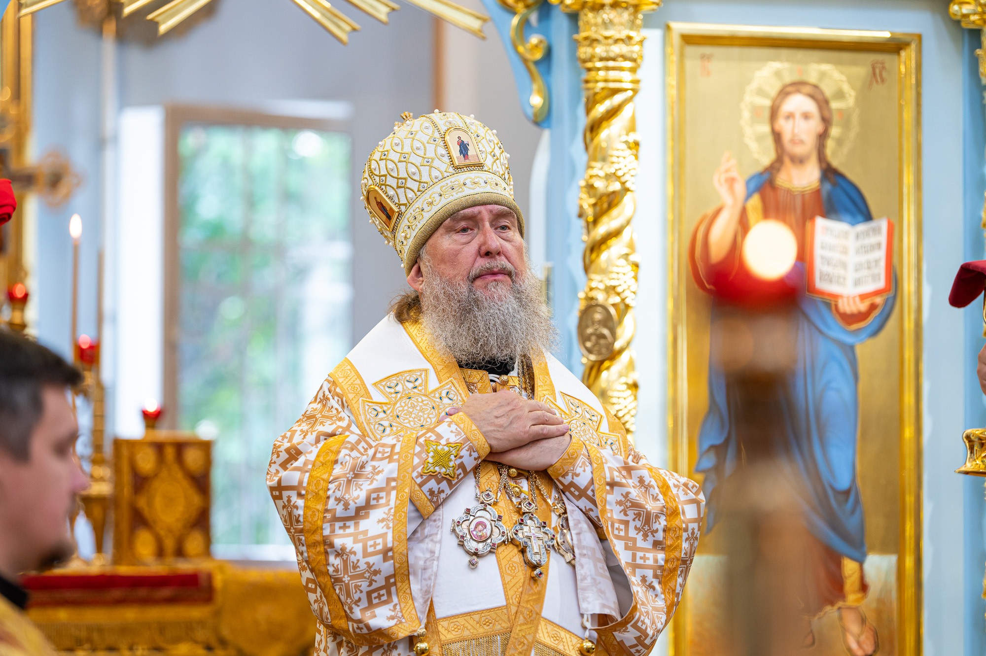 Митрополит Александр совершил литургию в день памяти мучеников Мануила, Савела и Исмаила