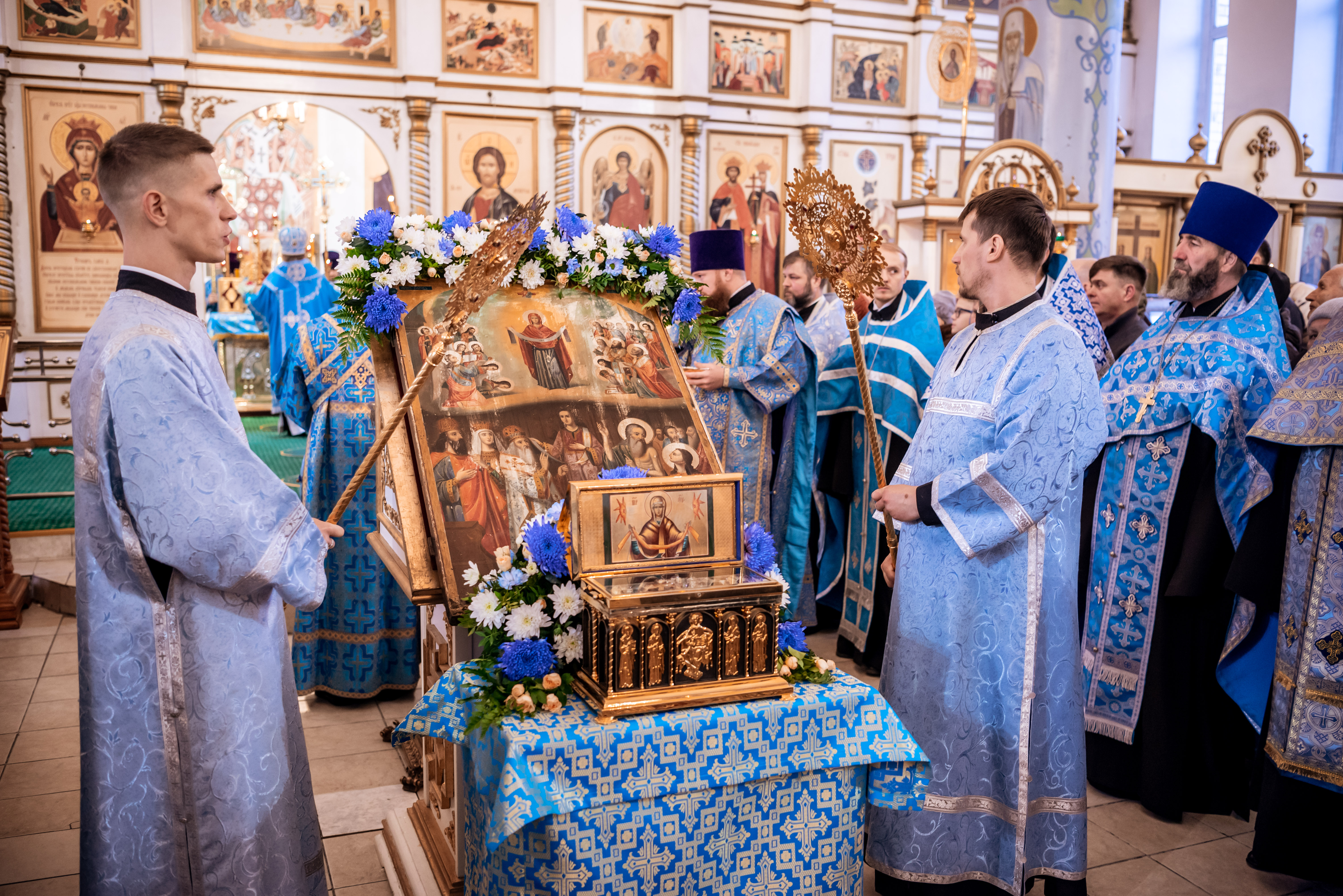 Костанай встретил святыню – Пояс Пресвятой Богородицы