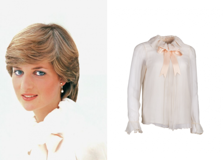 На торги выставили блузку принцессы Дианы, она стоит миллионы тенге