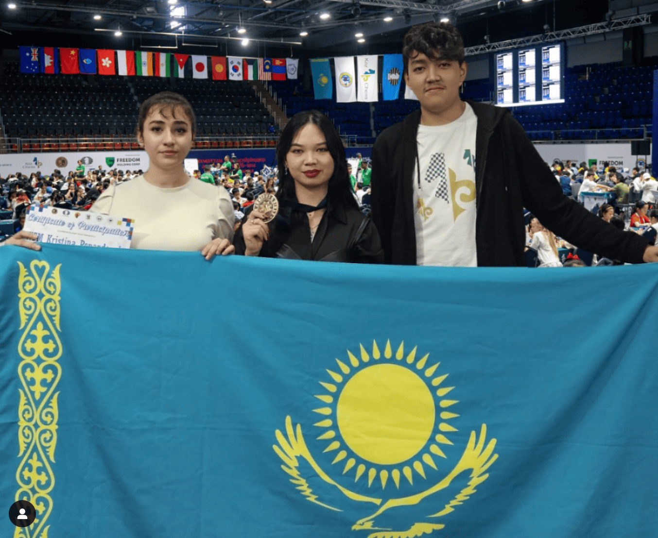 Юная казахстанка взяла бронзу на чемпионате Азии по шахматам