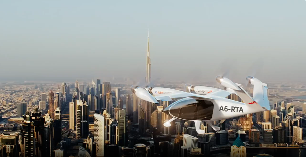 В Дубае начали строить порт для аэротакси