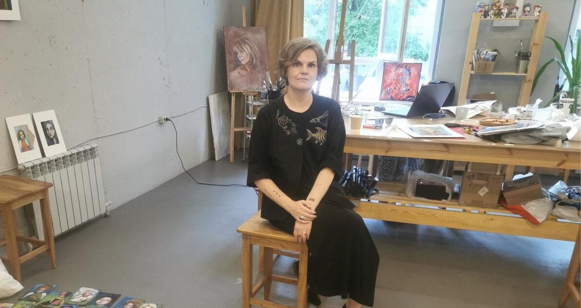 Ангел протягивает руки. Художница – об образах и вдохновении