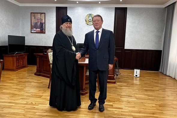 Митрополит Александр встретился с акимом Костанайской области 