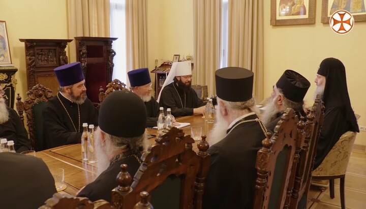 Грузинский Патриарх встретился с делегацией РПЦ 