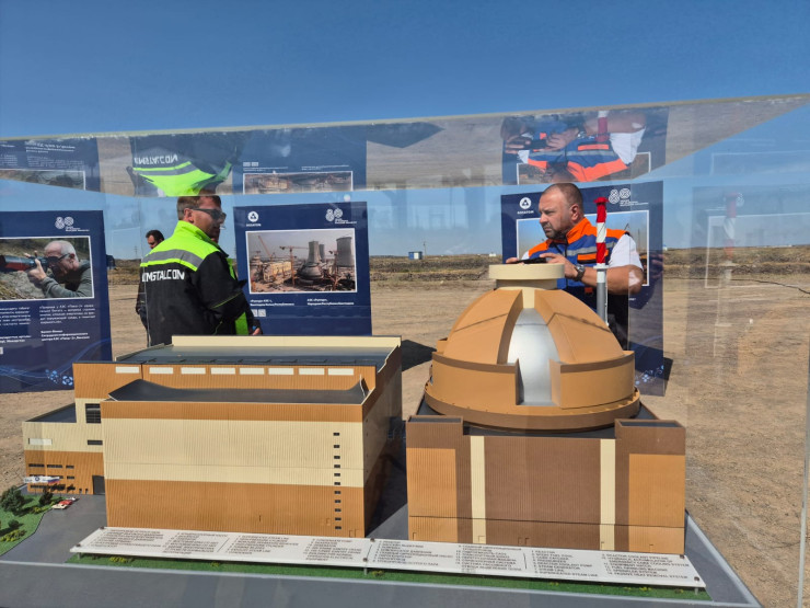 Строительство первой в Казахстане АЭС официально запущено 