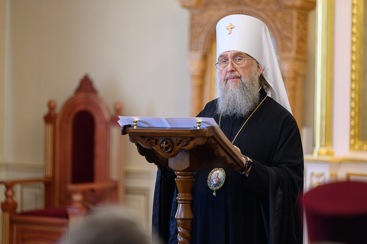Митрополит Александр обратился к преподавателям и студентам Алматинской семинарии 
