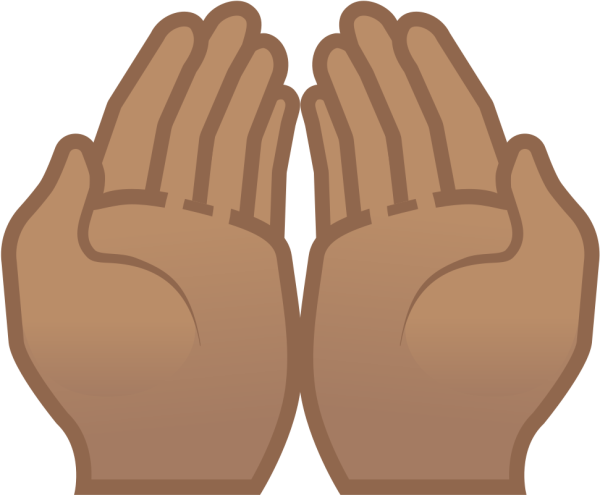 Сложенные ладони, обращенные вверх