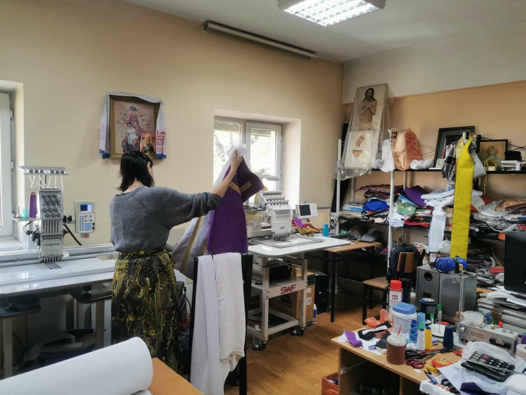 В мастерской