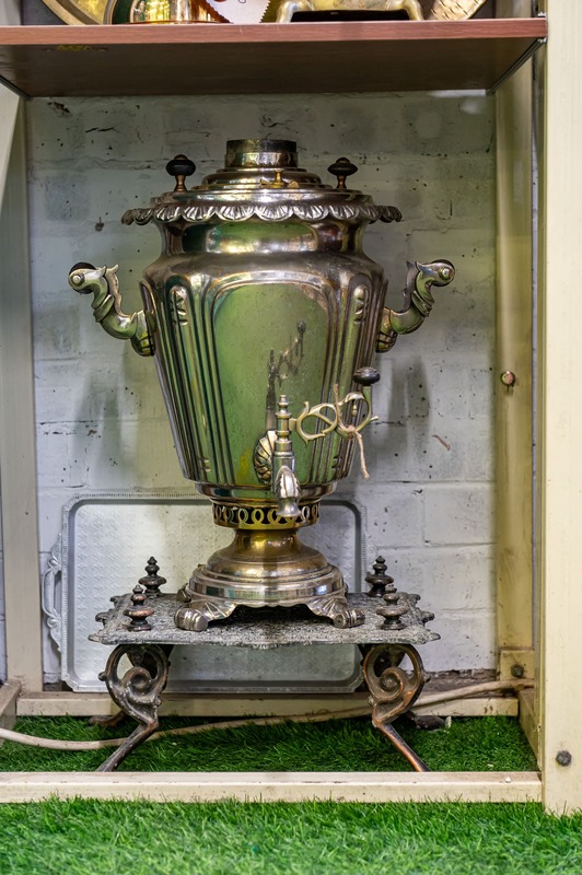 Самовары разных форм в Матрешке Самовары разных форм в Матрешке