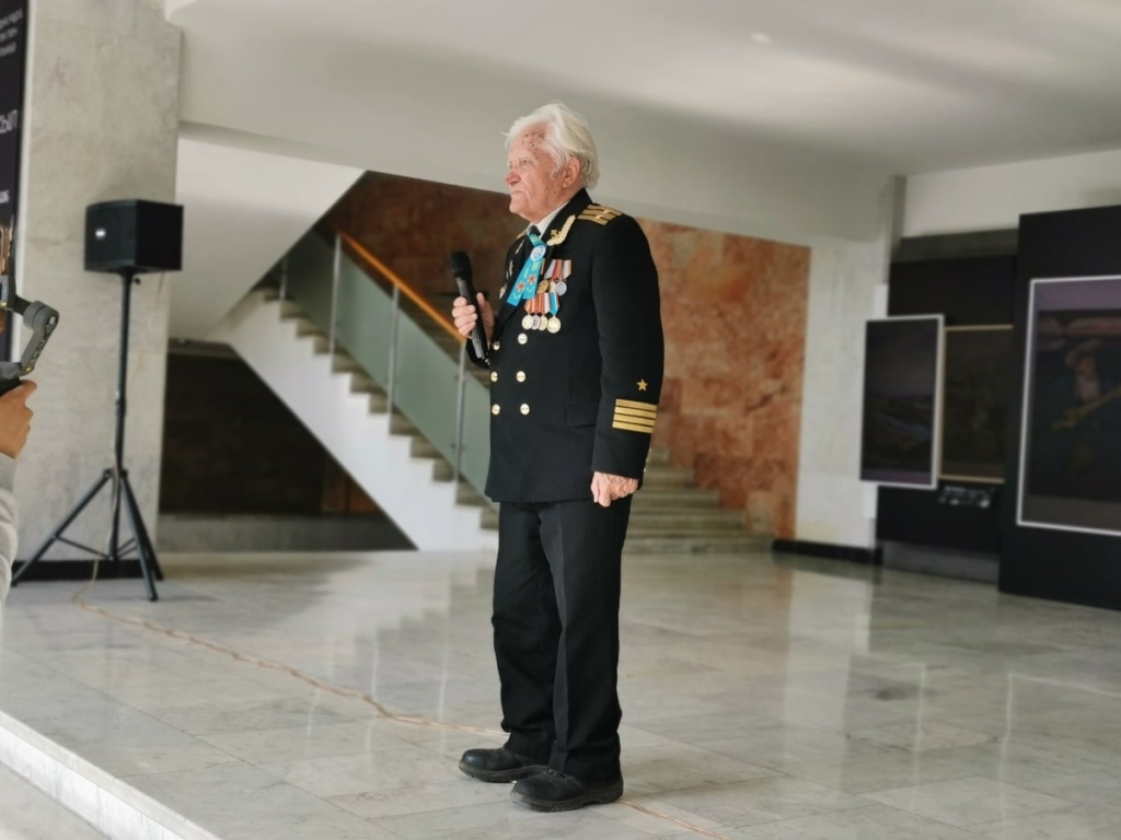 Ветеран Военно-морского флота капитан 2 ранга Николай Дмитриевич Никанкин