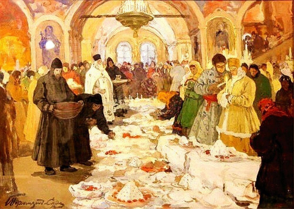 Картина Пасхи в церкви, Источник pulse.mail.ru