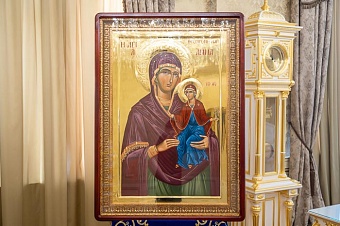 Церковь Казахстана получила афонскую святыню 