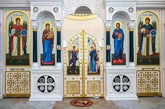 Новый иконостас освящен в храме Алматинской области 